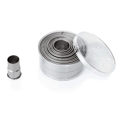 WAS Germany Lochtüllen Ausstechformen Set Chromnickelstahl 