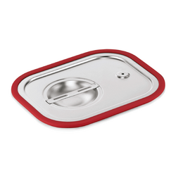 WAS Germany GN Transportdeckel Chromnickelstahl, Silikon 1/2 