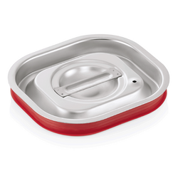 WAS Germany GN Transportdeckel Chromnickelstahl, Silikon 1/6 