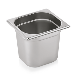 WAS Germany GN Behälter Chromnickelstahl 1/6 