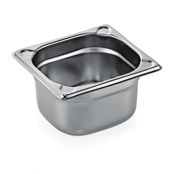 WAS Germany GN Behälter Chromnickelstahl 1/6 