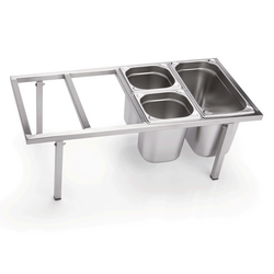 WAS Germany GN Behälter Chromnickelstahl 1/6 