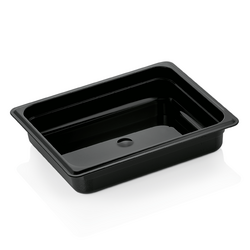 WAS Germany GN Behälter Polycarbonat 1/2 schwarz