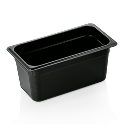 WAS Germany GN Behälter Polycarbonat 1/3 schwarz