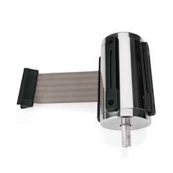 WAS Germany Gurtband Edelstahl grau