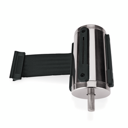 WAS Germany Gurtband Edelstahl schwarz