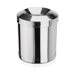 WAS Germany Papierkorb Edelstahl edelstahl