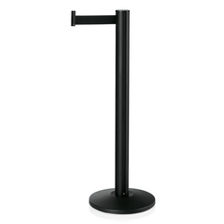 WAS Germany Abgrenzungspfosten Edelstahl schwarz