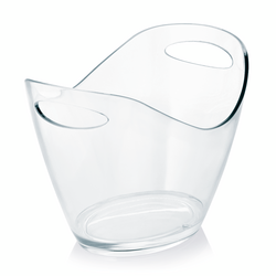 WAS Germany Champagnerkühler Kunststoff transparent