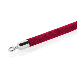 WAS Germany Verbindungstau verchromt bordeauxviolett