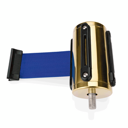 WAS Germany Gurtband Edelstahl blau