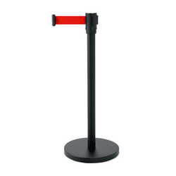 WAS Germany Abgrenzungspfosten Edelstahl rot