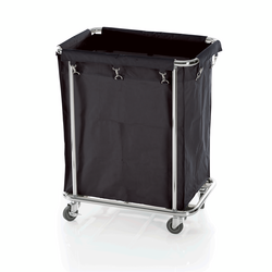 WAS Germany Wäschewagen verchromt, Nylon 