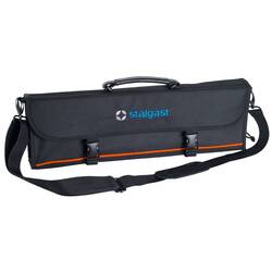 Stalgast Messertasche schwarz, zehn Fächer, 515 x 230 x 80 mm (BxTxH)