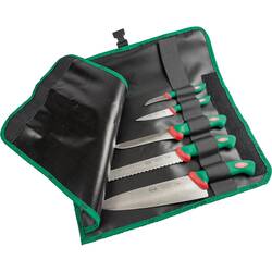 Sanelli Messerset, inkl. fünf Messer und Rolltasche