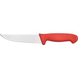 Küchenmesser Premium, HACCP, Griff rot, Edelstahlklinge 15 cm
