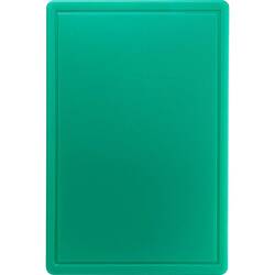 Schneidbrett, HACCP, Farbe grün, 600 x 400 x 18 mm (BxTxH)