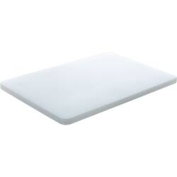 Schneidbrett mit Gummifüßen, Farbe weiß, 50 x 34 x 2 cm (BxTxH)