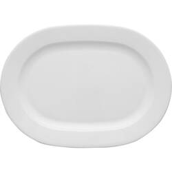 6 Servierplatten, weißes Porzellan, Serie Versailles, 280x205 mm