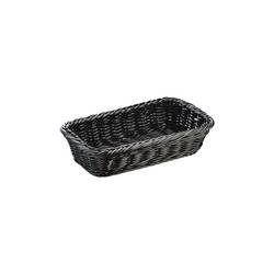 Stalgast Buffetkorb aus Polypropylen, schwarz, GN 1/4