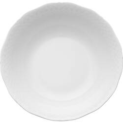 6 Servierschüsseln von Lubiana, Porzellan, weiß, Serie Aphrodite, Ø 185 mm