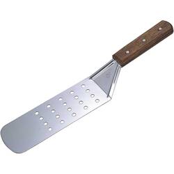 Bratenwender perforiert mit Holzgriff, Klingenlänge 20 cm