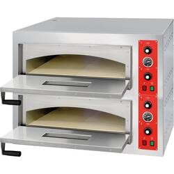 Stalgast Pizzaofen S-Line mit zwei Kammern, 1050x826x760 mm, 2x 6 kW