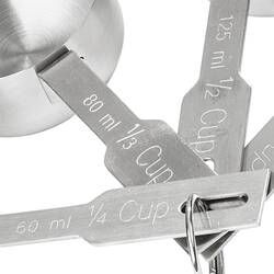 Messlöffelsatz 4-teilig, 0,06 bis 0,25 Liter