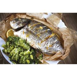 Beschichtetes Backpapier, Rolle 380 mm x 100 m (BxL), hellbraun