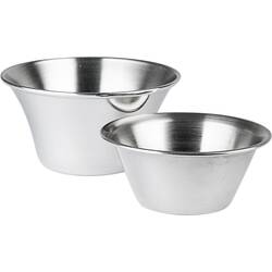 Dip-Schale Edelstahl Ø 72 mm, 120 ml