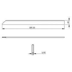 Verbindungsleiste Serie 700ND, hoch, kurz