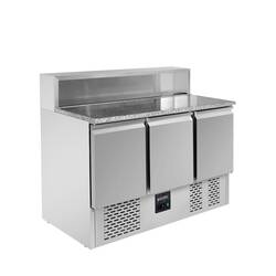 Vaiotec Easyline Pizza-Saladette 700 / 3-fach - mit 3 Türen