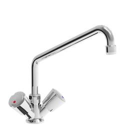 Vaiotec Topline Mischbatterie mit Schwenkhahn & 2 Mischventilen - Einloch