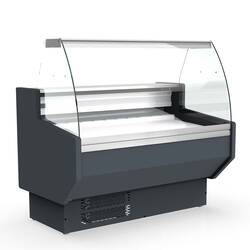 Vaiotec Topline Kühltheke 100 - gebogenes Frontglas "grau"