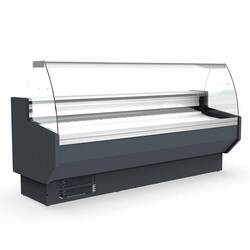 Vaiotec Topline Kühltheke 250 - gebogenes Frontglas "grau"