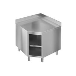 Vaiotec Topline Eckarbeitsschrank 900 / offen mit Aufkantung B:900