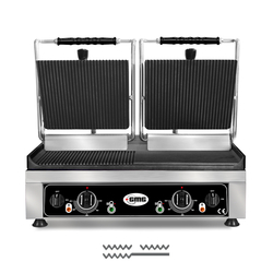 GMG Doppel-Kontaktgrill KG5530DEG, oben gerillt, unten Glatt/Gerillt, Variante: KG5530DEG