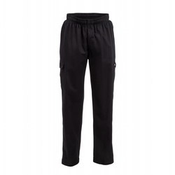 Chef Works Unisex Classic Fit Cargo Chefs Hose Schwarz 2XL
