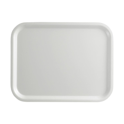 Cambro Capri Tablett, glatte Oberfläche, Weiß, 320 x 530 mm