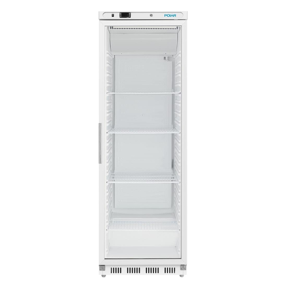 Polar C-Serie Kühlvitrine Weiß 400L