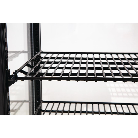 Polar C-Serie Energieeffizienter Display-Kühlschrank Schwarz 68Ltr, Bild 6