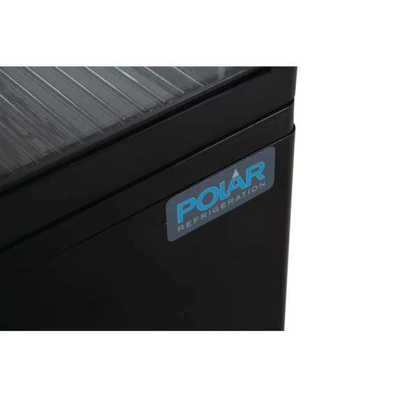 Polar C-Serie Energieeffizienter Display-Kühlschrank Schwarz 68Ltr, Bild 10