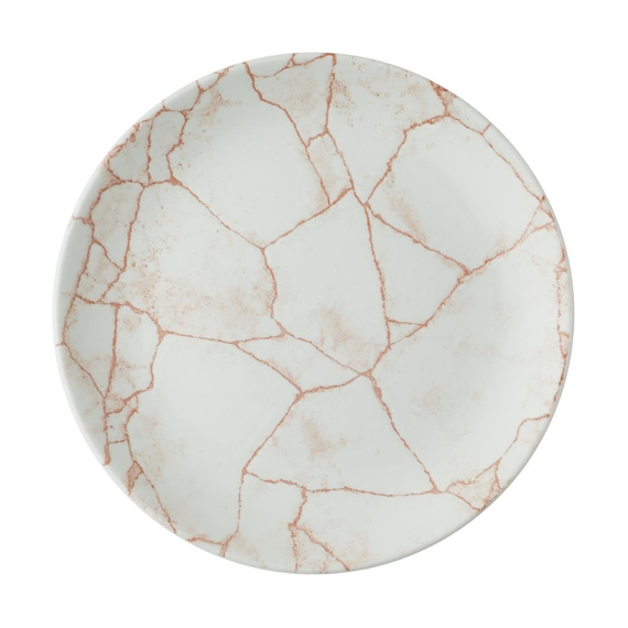 Churchill Studio Prints Kintsugi Evolve Coupe-Teller, Koralle, 220 mm, (12 Stück)
