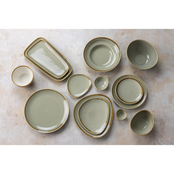 Olympia Kiln Pastateller 250mm moosgrün 4 Stück, Bild 6