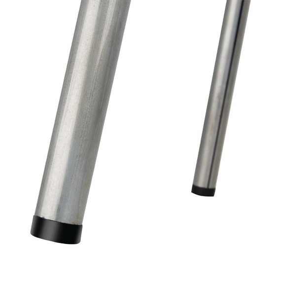 Bolero Cantina niedrige Hocker aus Stahl mit Holzsitz (4 Stück), Bild 5