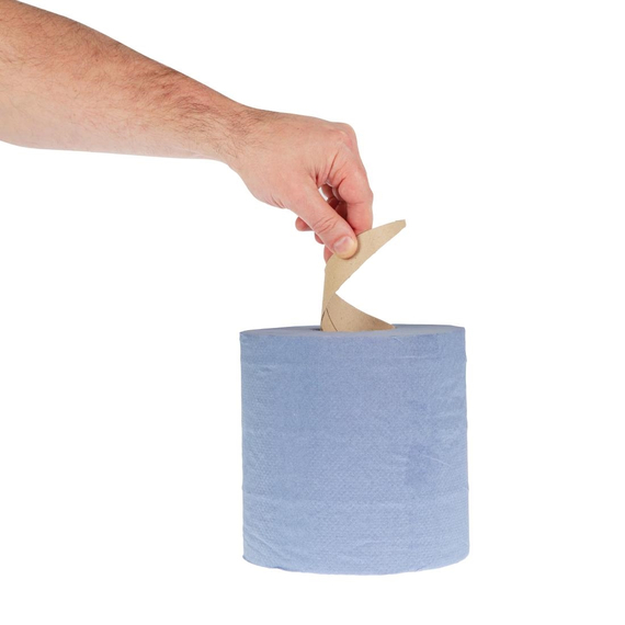 Jantex Handtuchrollen für Innenabrollung blau 2-lagig 120m (6 Stück), Bild 6