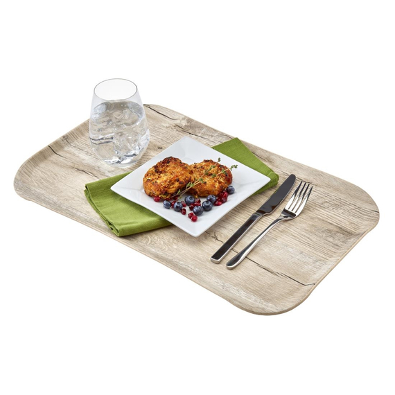 Cambro Versa Tabletts 37x53cm rechteckig rustikales Dekor Eiche hell, Bild 2