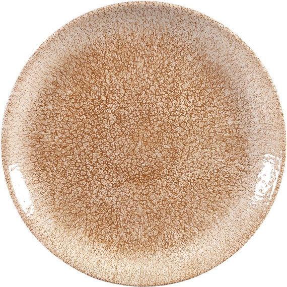 Churchill Studio Prints Raku-Coupé-Teller, Granatorange, 210 mm, (12 Stück)