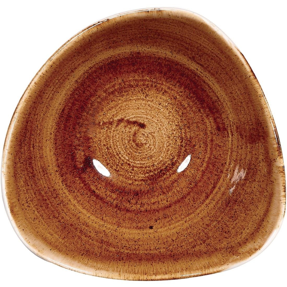 Churchill Stonecast Patina Dreieckige Schalen, Vintage-Kupfer, 153 mm, (12 Stück), Bild 2