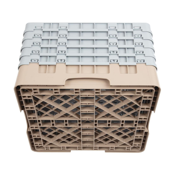 Cambro Gläserspülkorb beige mit 25 Fächern max Glashöhe 25,7cm, Bild 5